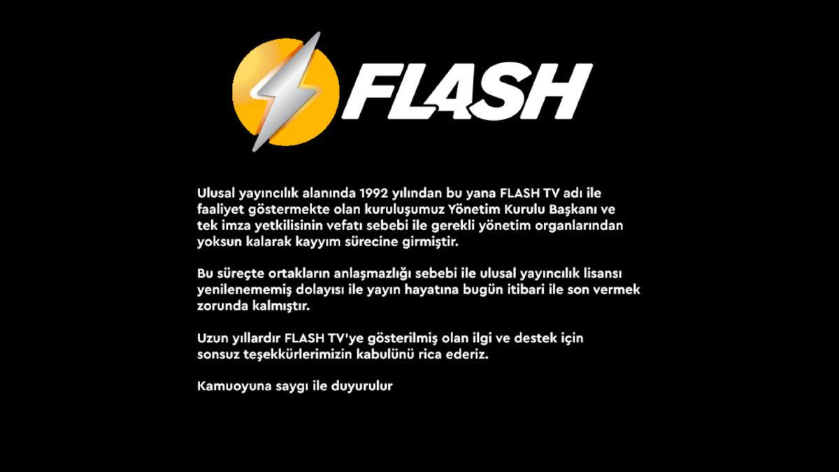 Flash TV Bir Kez Daha Yayın Hayatını Sonlandırdı: Adı ve Logosu Değişiyor
