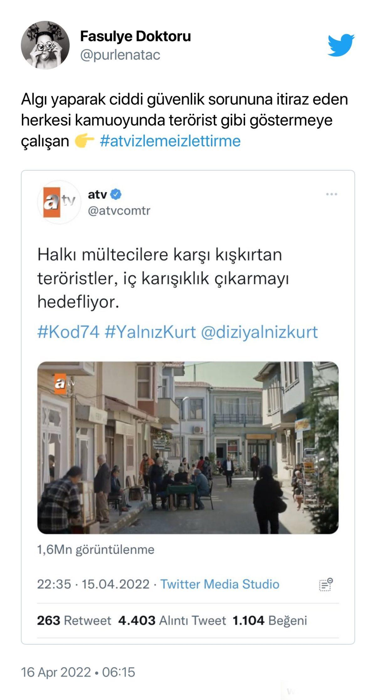 ATV’nin Yalnız Kurt Dizisindeki Mülteci Sahnesi Sosyal Medyayı Ayağa Kaldırdı: İşte Gelen Tepkiler