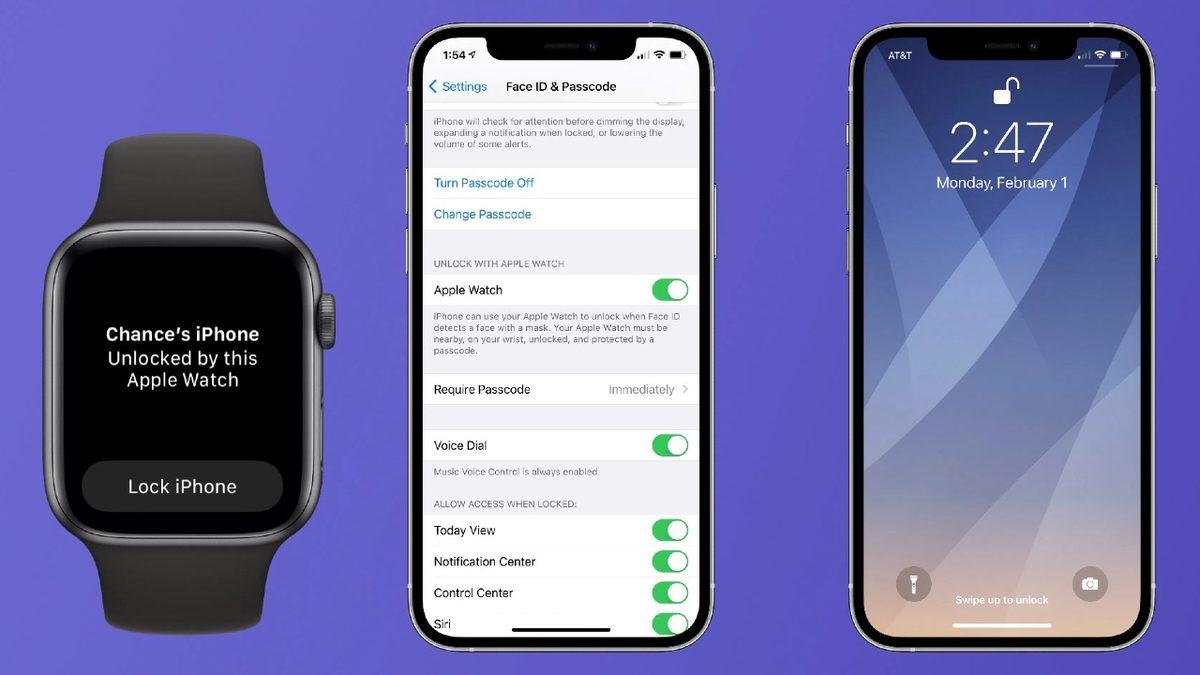 Apple, iOS 14.5 ile iPhone Kilidinin Apple Watch’la Açılmasına Olanak Sağlayacak