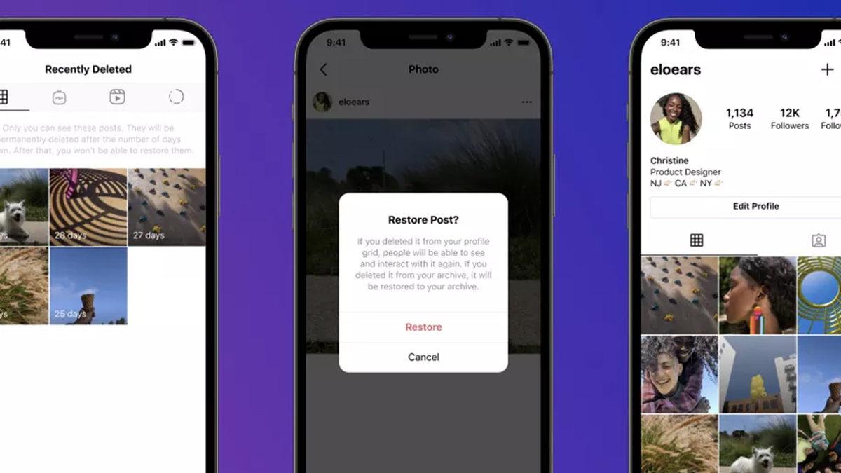 Instagram’a Silinmiş Gönderilerinizi Kurtarma Özelliği Geldi
