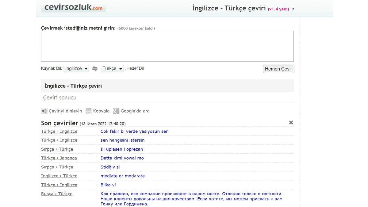Rusça Türkçe Çeviri İçin Kullanabileceğiniz 10 Mobil Uygulama ve İnternet Sitesi
