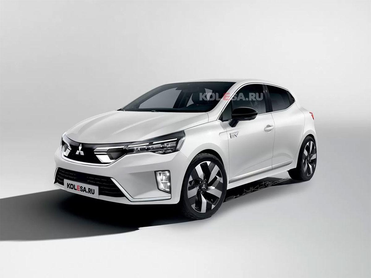 Türkiye’de Üretilecek Mitsubishi Colt’un Muhtemel Tasarımı Ortaya Çıktı: Japon Renault Clio Geliyor…