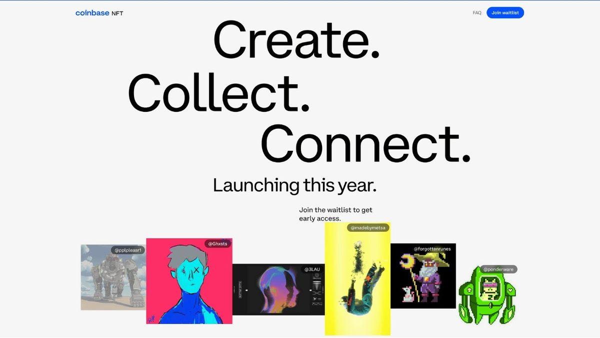 Dünyanın En Büyük Kripto Para Borsalarından Coinbase, Kendi NFT Pazarını Yayınladı