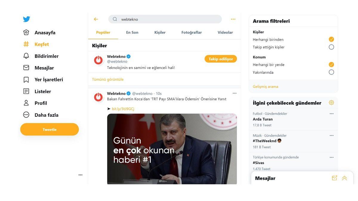 Twitter Detaylı Arama Motoru Nasıl Kullanılır?