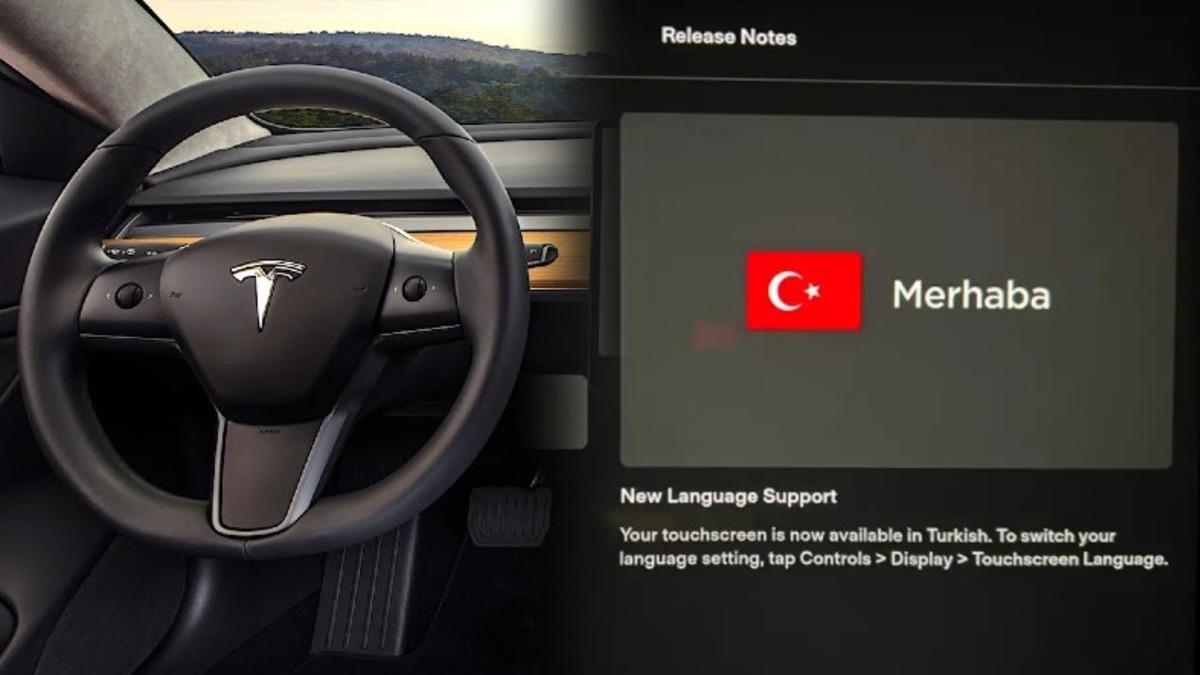 Tesla’nın Türkiye Hamleleri Devam Ediyor: Araçlara Türkçe Dil Desteği Eklendi