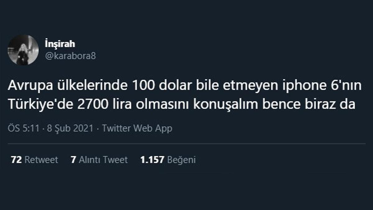 Telefonlardan Alınan Yüksek Vergiler, iPhone 6 Tartışmasıyla Beraber Sosyal Medyada Yeniden Gündem Oldu