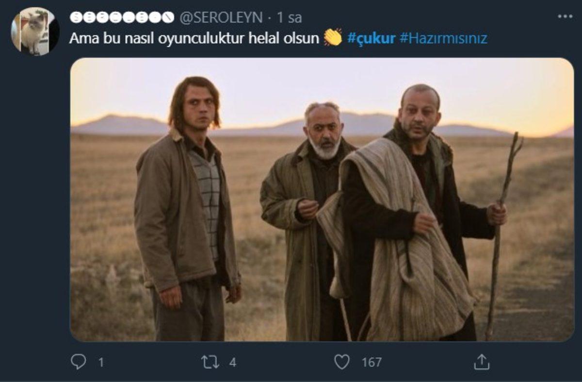 Çukur’un Yamaç’ı Aras Bulut İynemli’nin Son Bölümdeki Oyunculuğuna Sosyal Medyadan Gelen Yorumlar