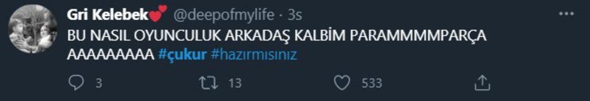 Çukur’un Yamaç’ı Aras Bulut İynemli’nin Son Bölümdeki Oyunculuğuna Sosyal Medyadan Gelen Yorumlar