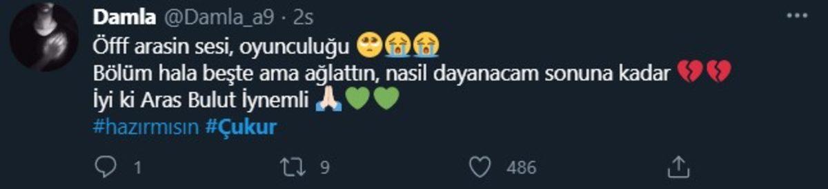 Çukur’un Yamaç’ı Aras Bulut İynemli’nin Son Bölümdeki Oyunculuğuna Sosyal Medyadan Gelen Yorumlar