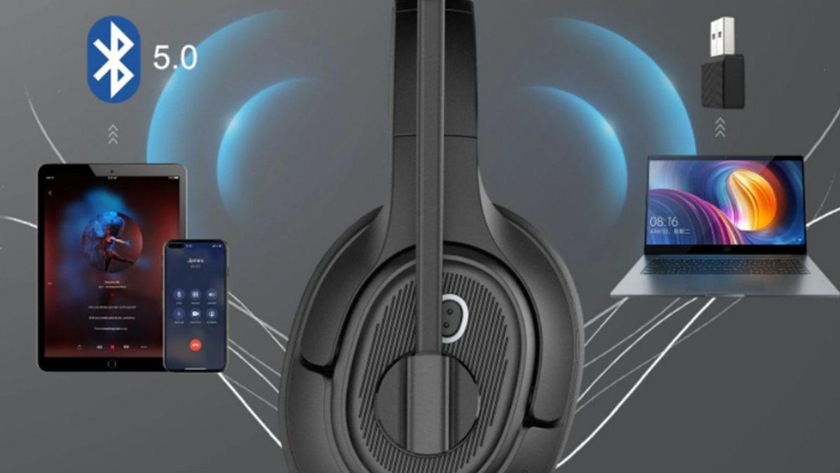 Kendi Kablosuz Bağlantı Aparatıyla Gelen Çağrı Merkezi Kulaklığı: EKSA H6