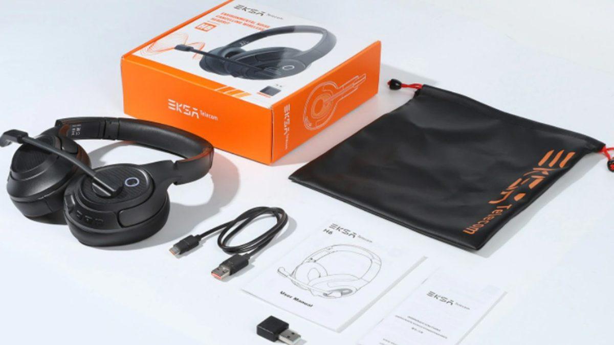 Kendi Kablosuz Bağlantı Aparatıyla Gelen Çağrı Merkezi Kulaklığı: EKSA H6