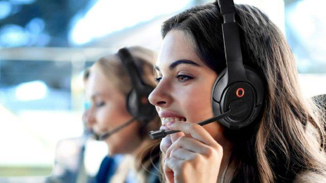 Kendi Kablosuz Bağlantı Aparatıyla Gelen Çağrı Merkezi Kulaklığı: EKSA H6