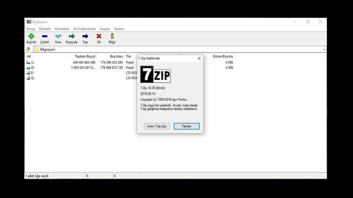 WinRAR Alternatifi 10 Dosya Sıkıştırma Programı