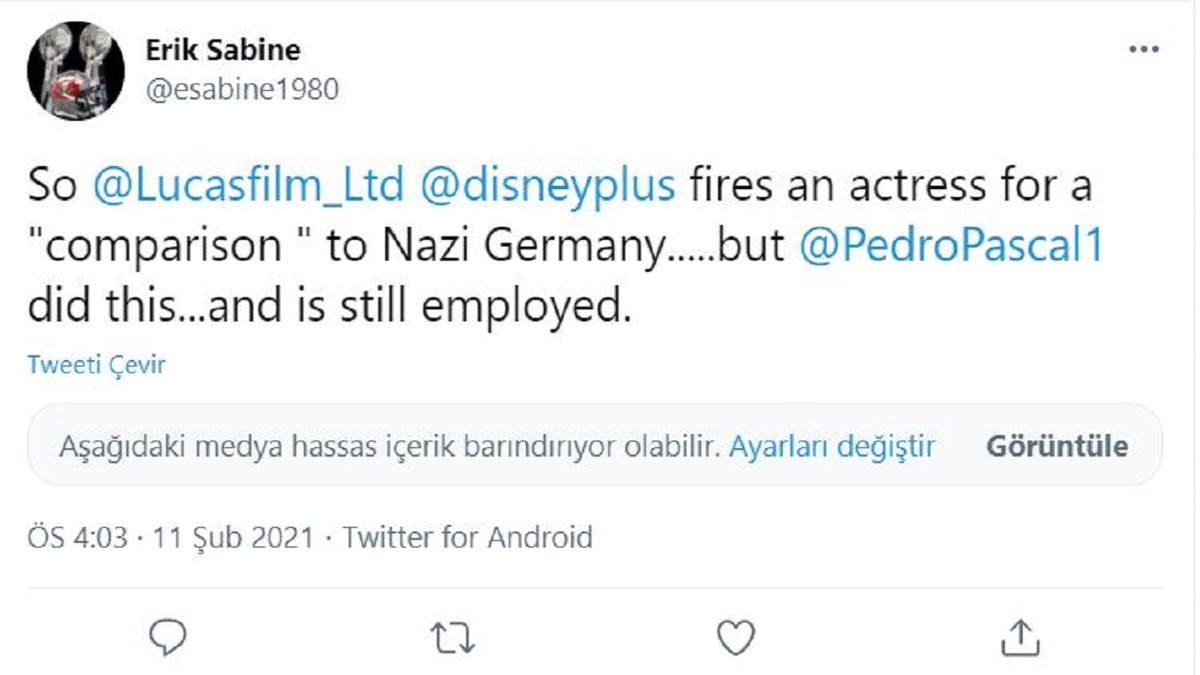 The Mandalorian’ın Başrolü Pedro Pascal Eski Bir Paylaşımı Sebebiyle Büyük Tepki Gördü