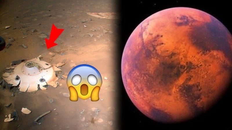 NASA, Mars’a Çakılıp Parçalanmış Bir Uzay Aracı Enkazının Fotoğraflarını Paylaştı (Hayır, Uzaylılar Değil)
