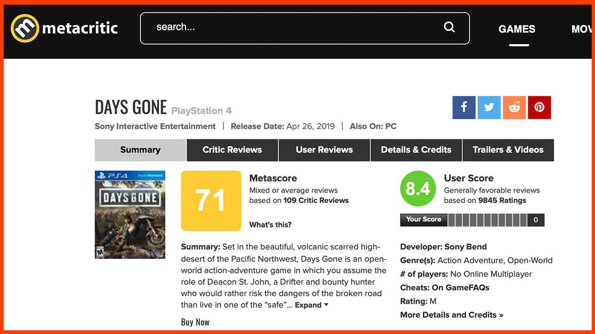 Oyunlar Hakkında Önceden Fikir Edinmemizi Sağlayan ’Metacritic İnceleme Puanı’ Aslında Nedir, Neden Bu Kadar Önemli?