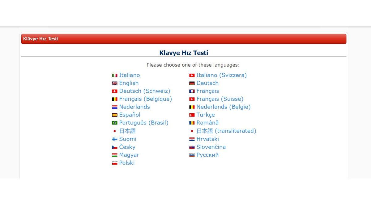 Klavyede Ne Kadar Hızlı Yazabildiğinizi Test Edebileceğiniz İnternet Siteleri