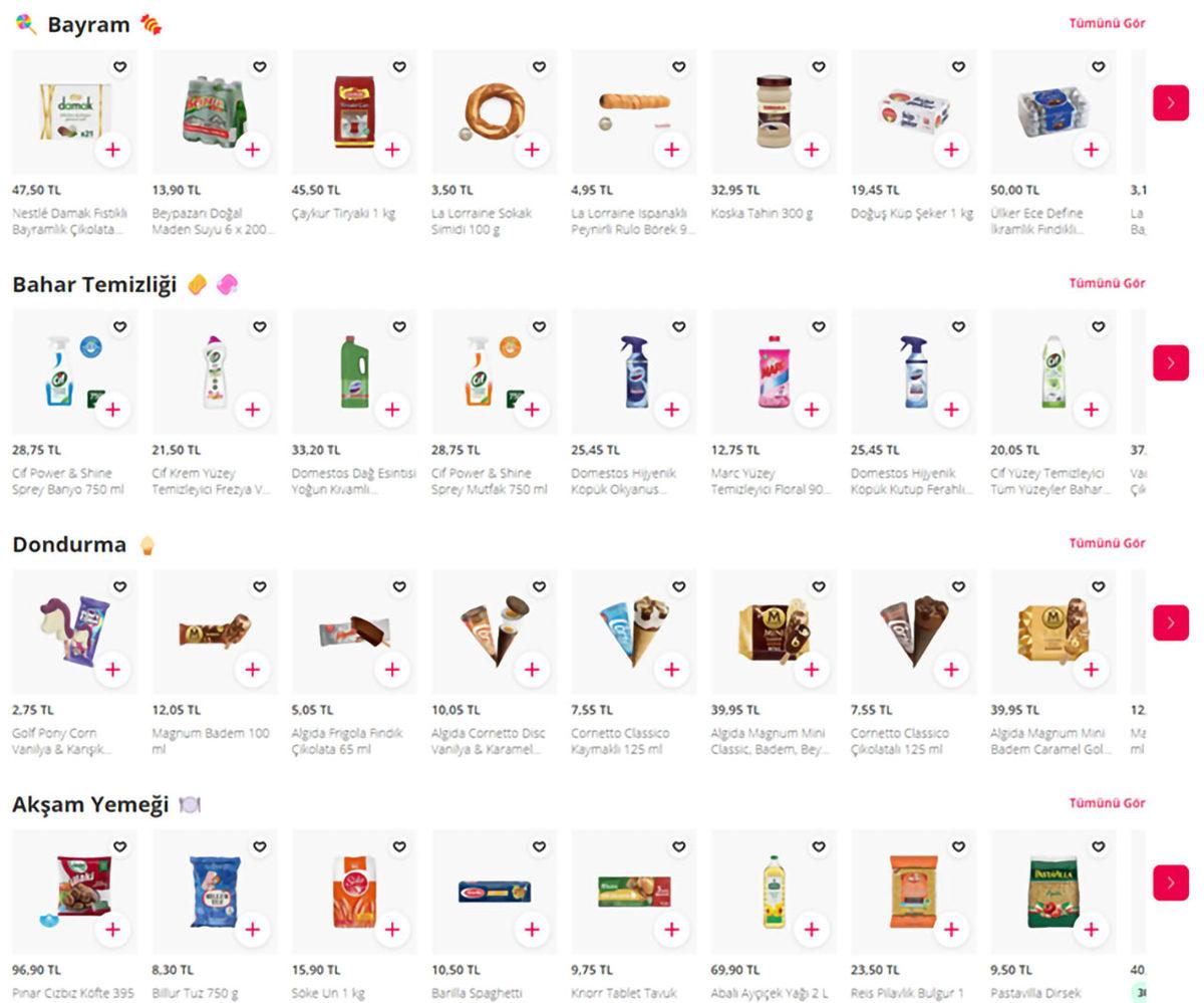 Yemeksepeti’nin Tasarımı Değişti: Banabi Gitti, Yerine Yemeksepeti Market Geldi