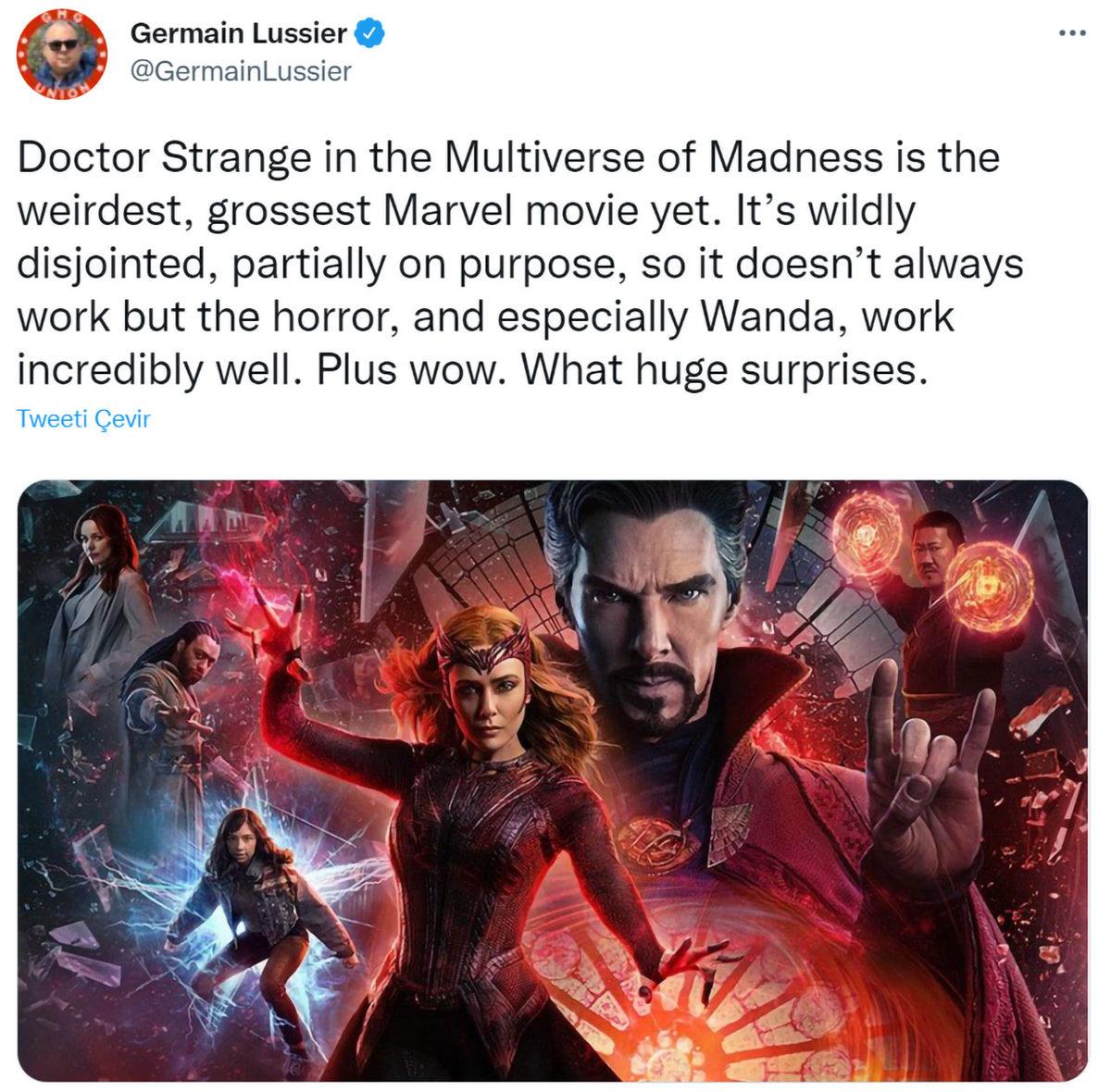 Doctor Strange in the Multiverse of Madness’ın İlk Eleştirmen Yorumları Paylaşıldı: İşte Filme Gelen Tepkiler