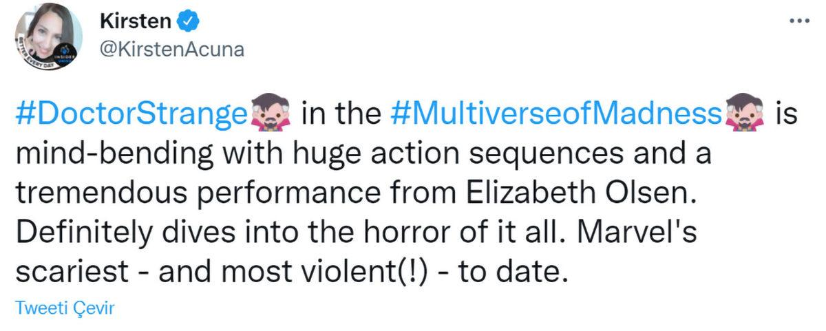 Doctor Strange in the Multiverse of Madness’ın İlk Eleştirmen Yorumları Paylaşıldı: İşte Filme Gelen Tepkiler