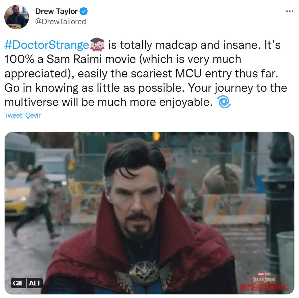 Doctor Strange in the Multiverse of Madness’ın İlk Eleştirmen Yorumları Paylaşıldı: İşte Filme Gelen Tepkiler