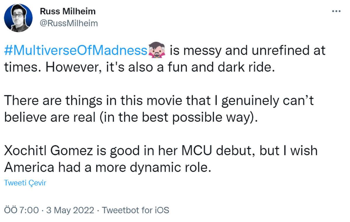 Doctor Strange in the Multiverse of Madness’ın İlk Eleştirmen Yorumları Paylaşıldı: İşte Filme Gelen Tepkiler