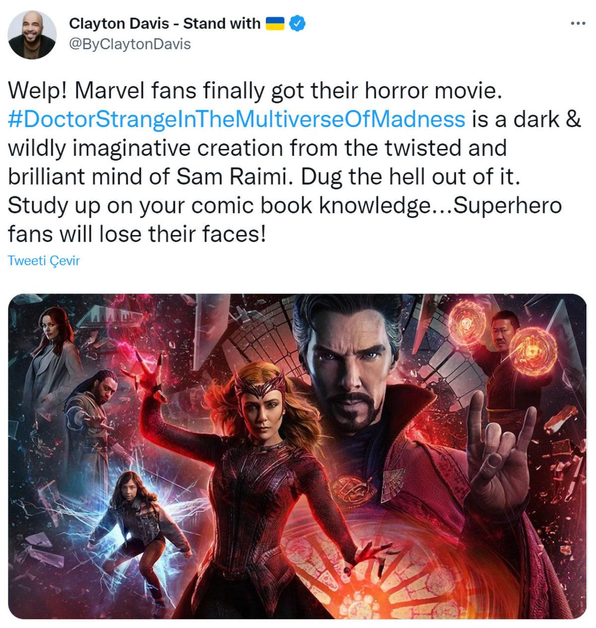 Doctor Strange in the Multiverse of Madness’ın İlk Eleştirmen Yorumları Paylaşıldı: İşte Filme Gelen Tepkiler