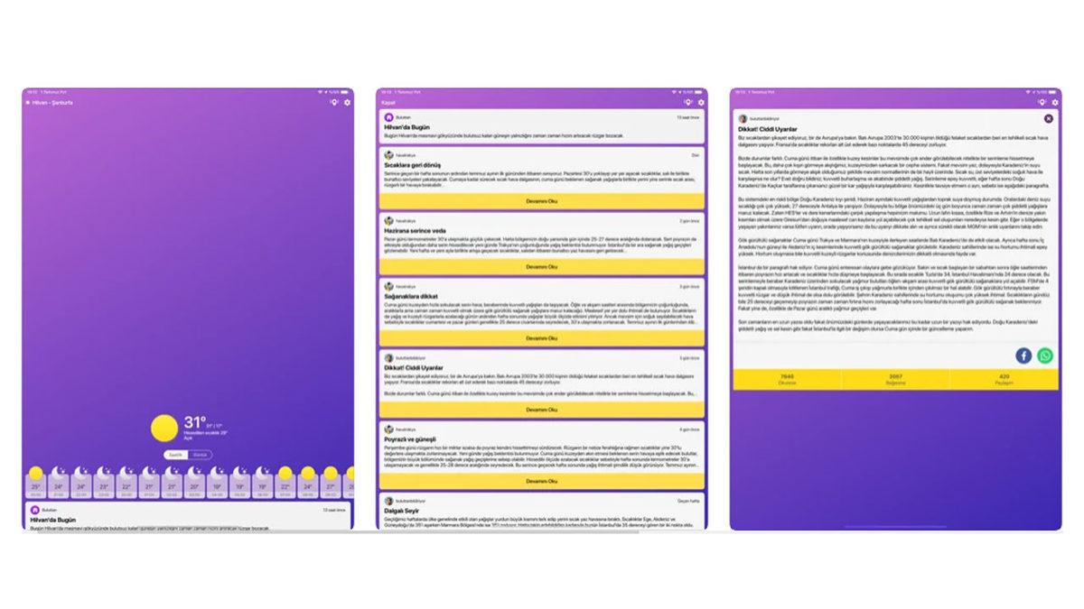 Aylık Hava Durumu Tahmini Alabileceğiniz 10 Mobil Uygulama