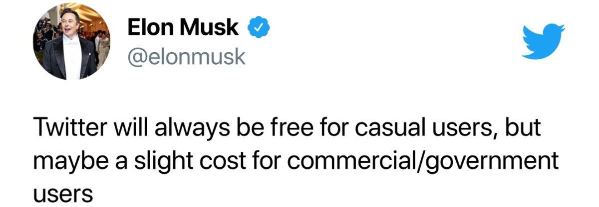Elon Musk: Twitter Şirketler ve Devlet Yetkilileri İçin Ücretli Olabilir (Peki ya Biz?)