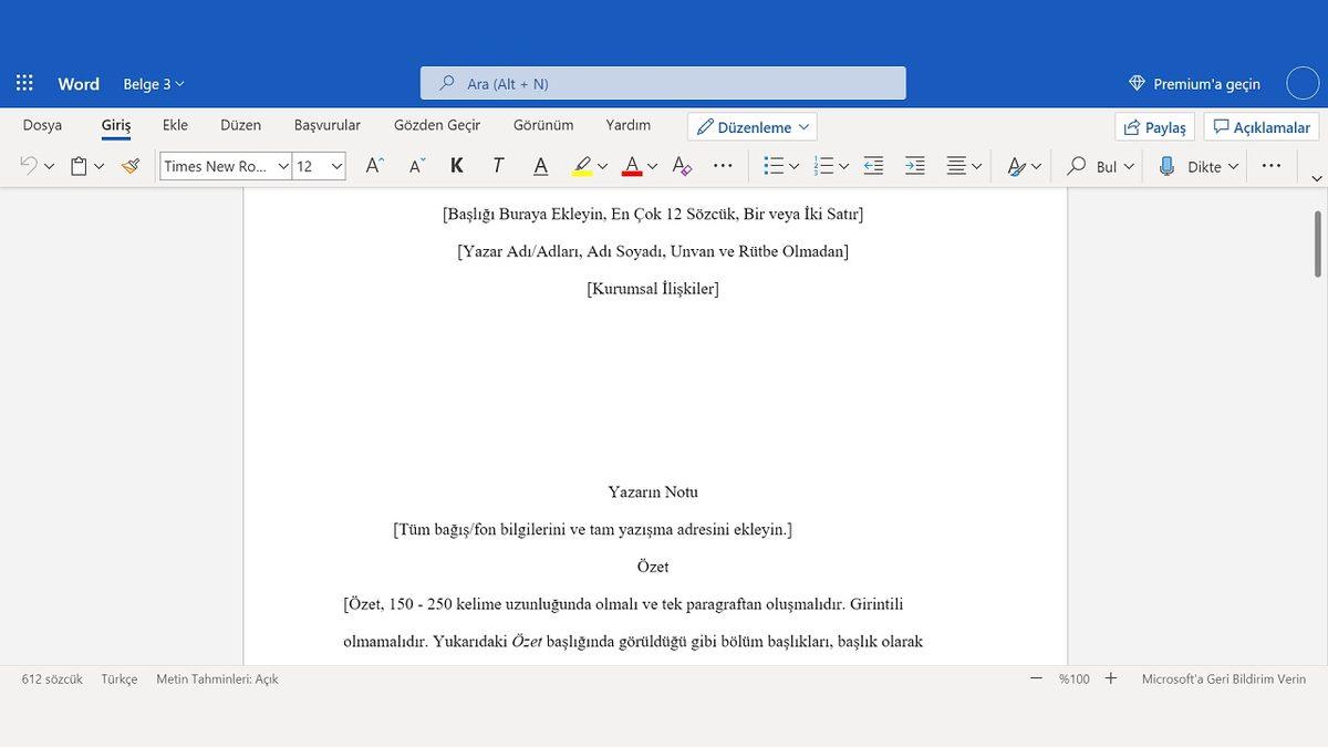 Online Word Nasıl Kullanılır, Standart Word İle Farkları Neler?