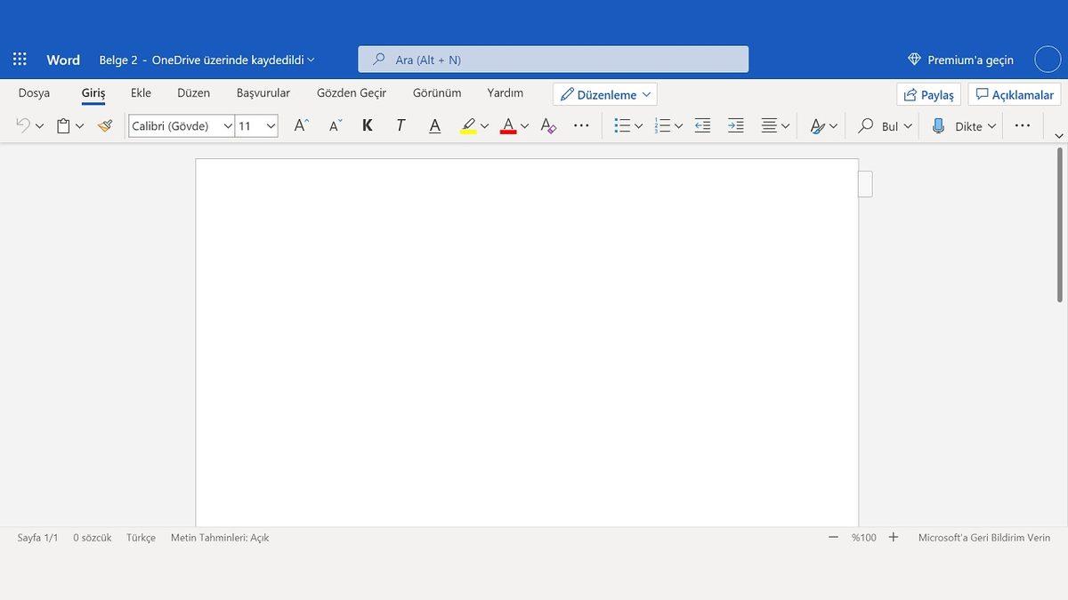 Online Word Nasıl Kullanılır, Standart Word İle Farkları Neler?
