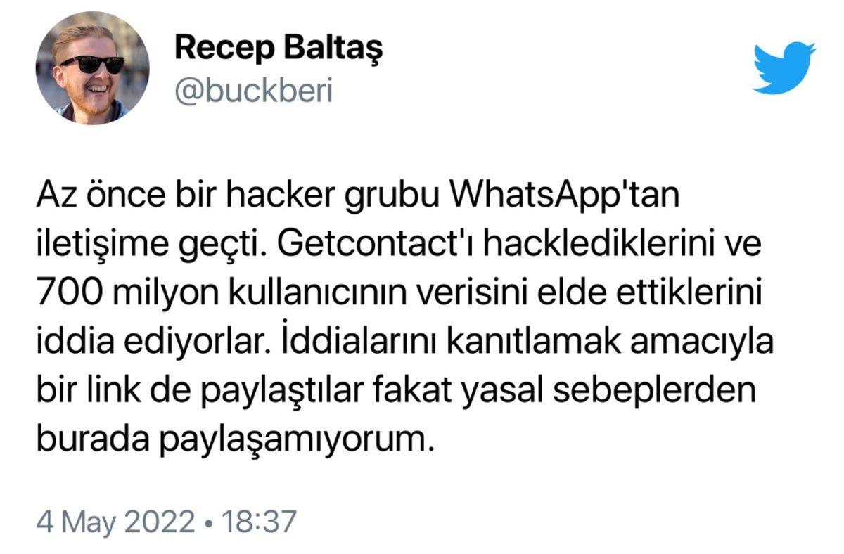 Yüz Milyonlarca Kullanıcısı Olan GetContact’in Hacklendiği İddia Edildi! (Şirketten Resmi Açıklama Geldi)