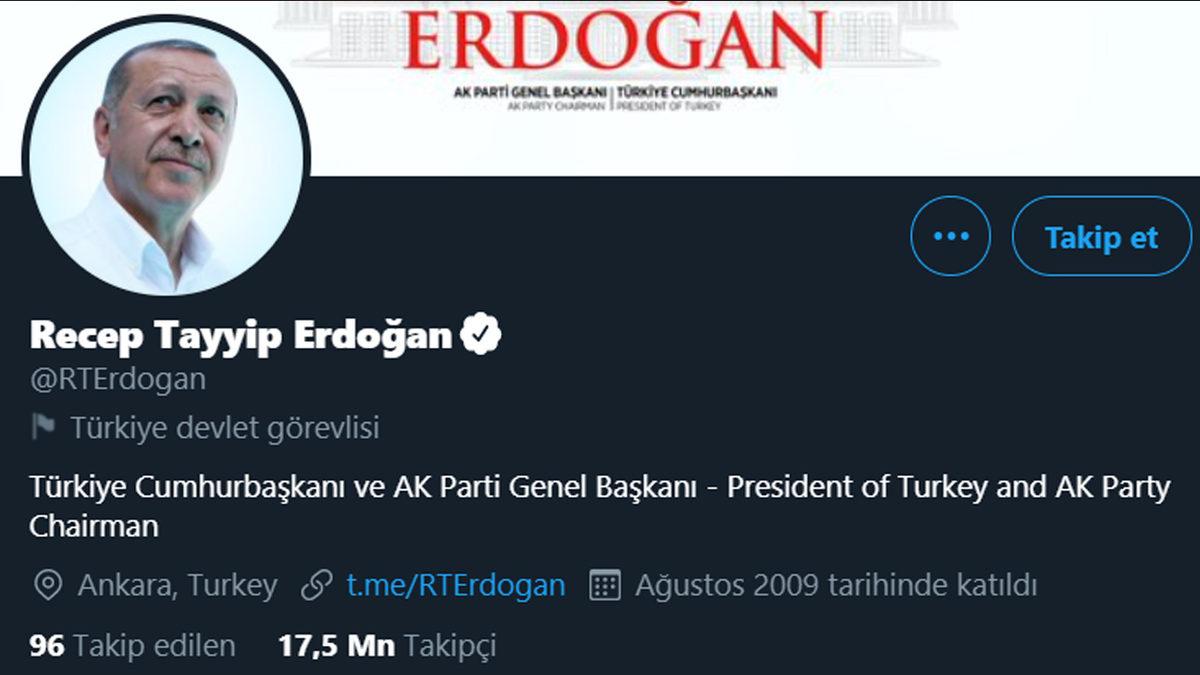 Twitter, Cumhurbaşkanı Erdoğan ve Diğer Devlet Yöneticilerini Etiketlemeye Başladı