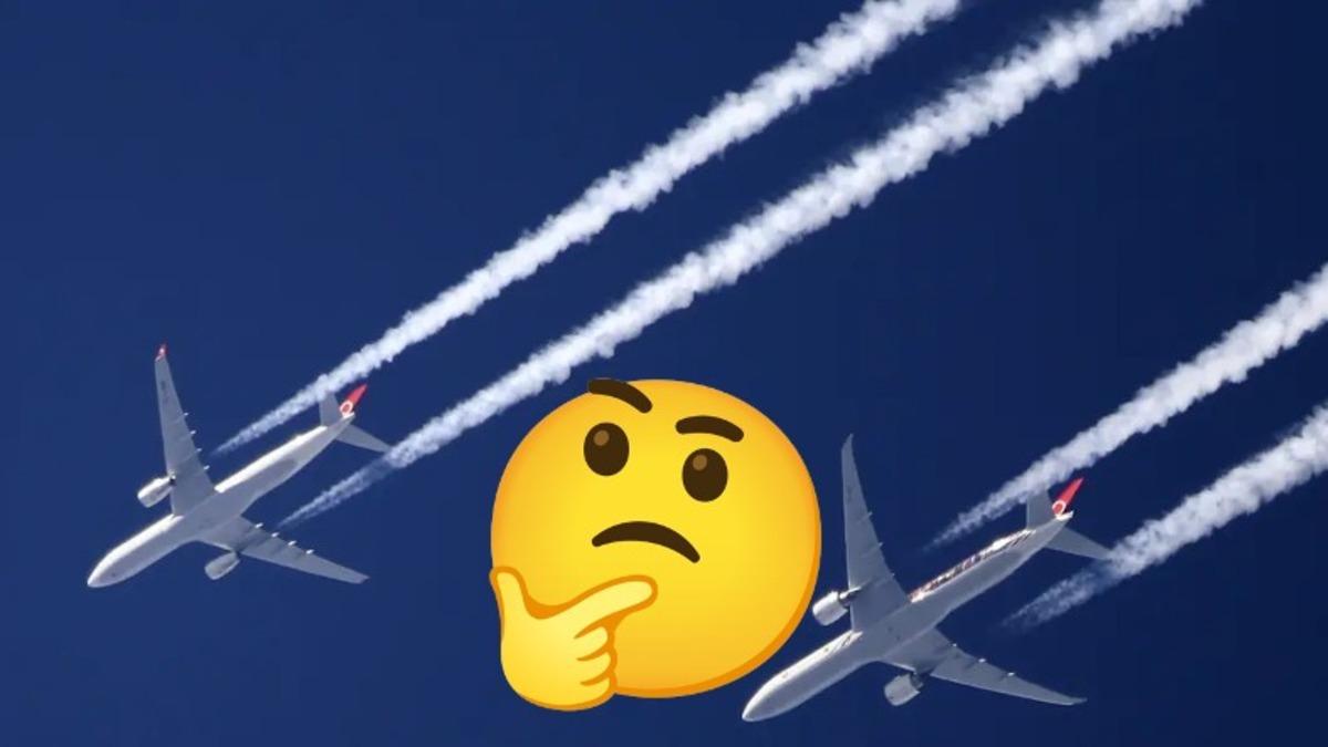 Uçaklar Neden Arkasında Beyaz Bir İz Bırakır?