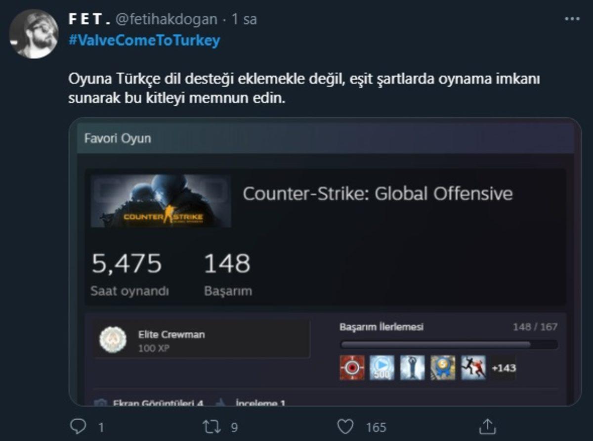 Türk CS:GO Oyuncularından Valve’a Çağrı: Türkiye’ye Sunucu Kurun