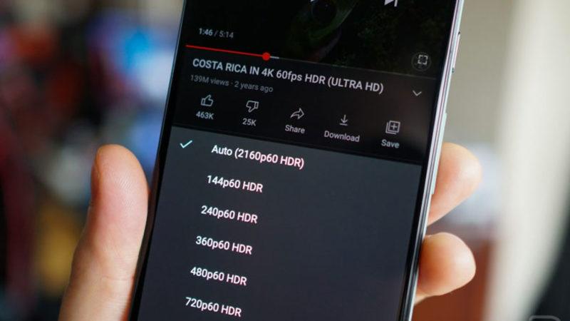 YouTube’un Android Uygulamasına 4K Video Oynatma Desteği Geldi