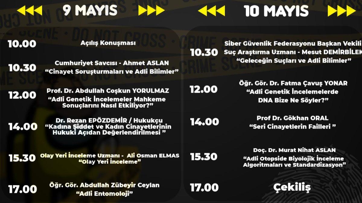 Yıldız Teknik Üniversitesi Tarafından Düzenlenen Adli Bilimler Konferansı, 9 Mayıs’ta Başlıyor