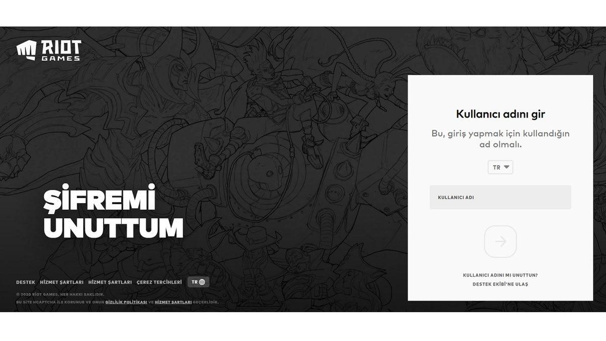 ‘LoL Şifremi Unuttum’ Sorunu Nasıl Çözülür?