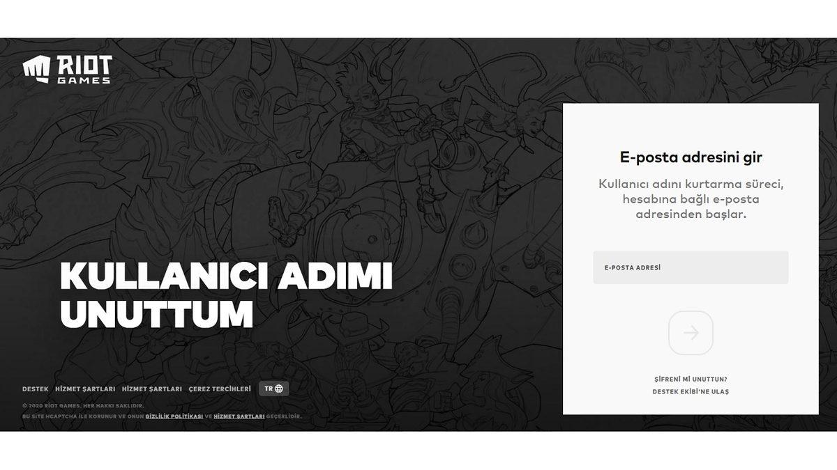 ‘LoL Şifremi Unuttum’ Sorunu Nasıl Çözülür?