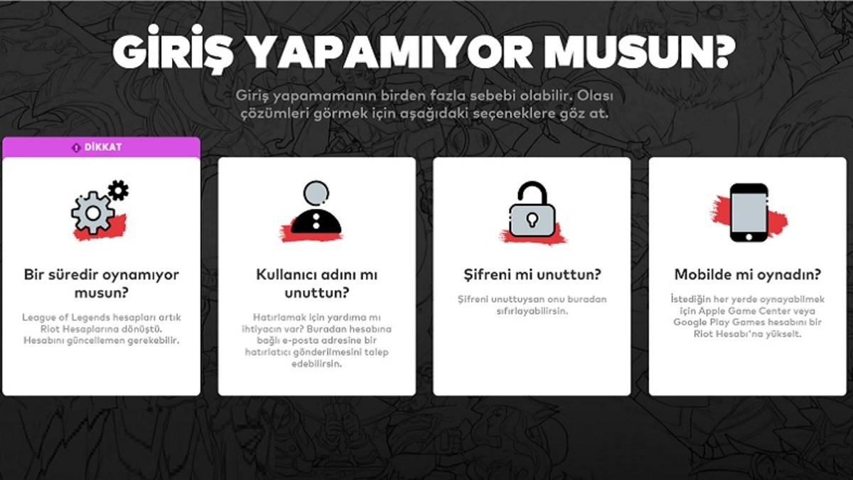 ‘LoL Şifremi Unuttum’ Sorunu Nasıl Çözülür?