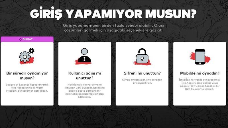 ‘LoL Şifremi Unuttum’ Sorunu Nasıl Çözülür?