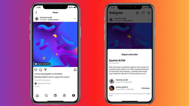 Instagram’ın NFT Özelliğinden İlk Ekran Görüntüleri Paylaşıldı