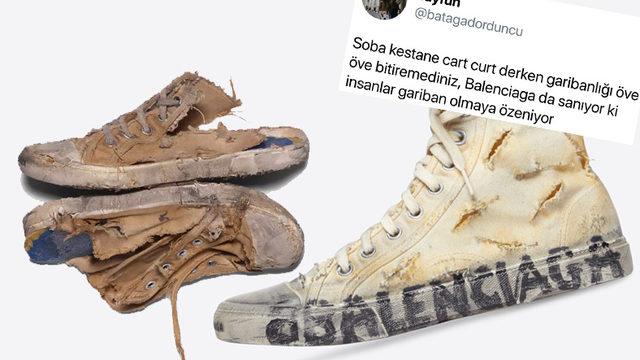 Balenciaga’nın Yüzyıllarca Giyilmiş Gibi Görünen ‘Eskitilmiş’ Ayakkabısı Alay Konusu Oldu: İşte Eğlenceli Paylaşımlar...