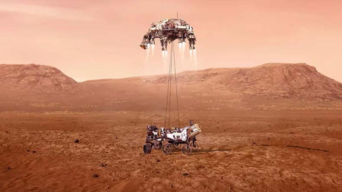 NASA, Perseverance’ın Mars’a İniş Görüntülerini Paylaştı: İlk Ses de Geldi