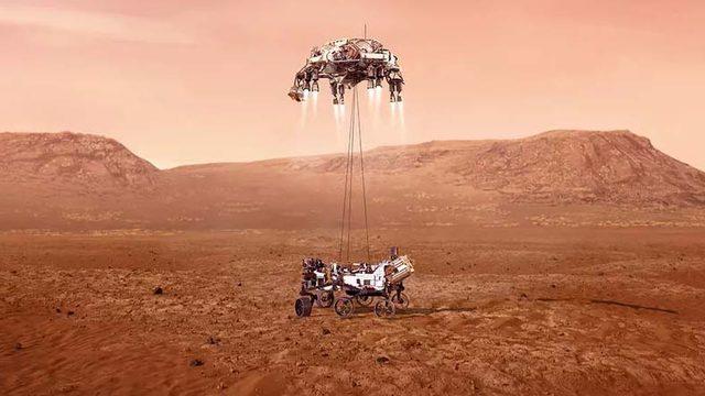 NASA, Perseverance’ın Mars’a İniş Görüntülerini Paylaştı: İlk Ses de Geldi