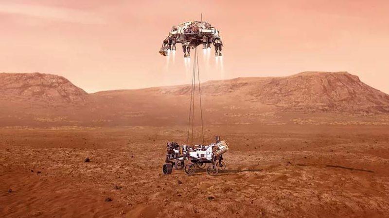 NASA, Perseverance’ın Mars’a İniş Görüntülerini Paylaştı: İlk Ses de Geldi