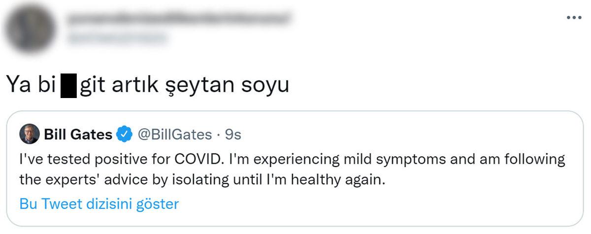 Bill Gates, COVID-19’a Yakalandığını Açıkladı: Komplocular Çıldırdı!