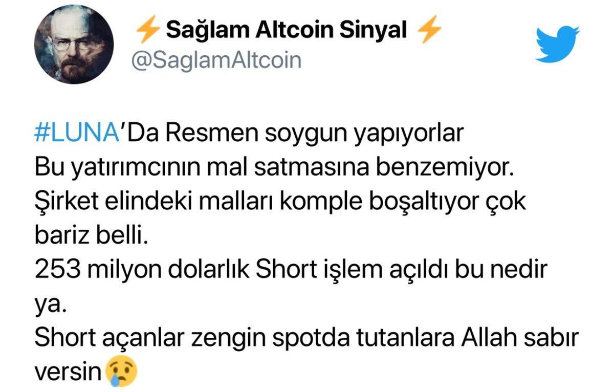 LUNA, 1 Günde Yüzde 97 Değer Kaybetti: Yatırımcılar İsyan Etti! (ABD Hazine Bakanından Açıklama Geldi)