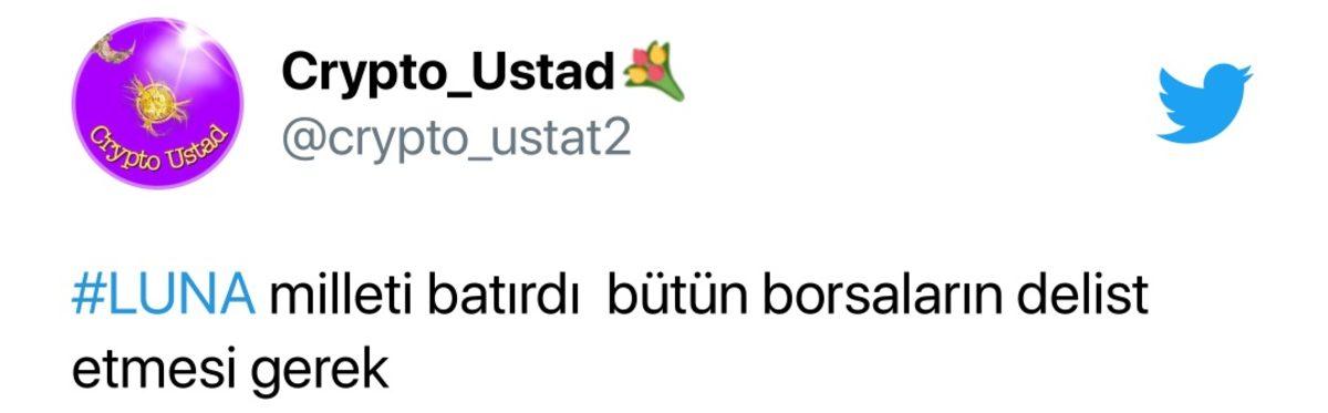 LUNA, 1 Günde Yüzde 97 Değer Kaybetti: Yatırımcılar İsyan Etti! (ABD Hazine Bakanından Açıklama Geldi)