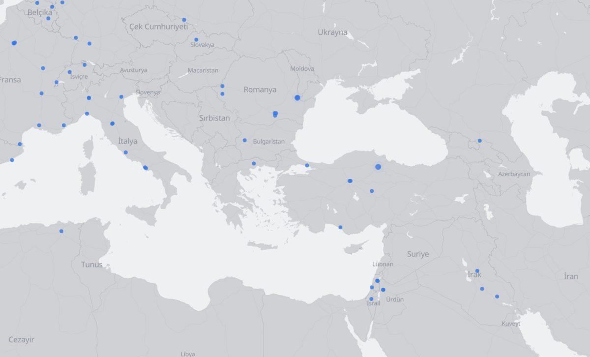 Facebook Canlı Yayınları Gösteren Dünya Haritası Yayınladı